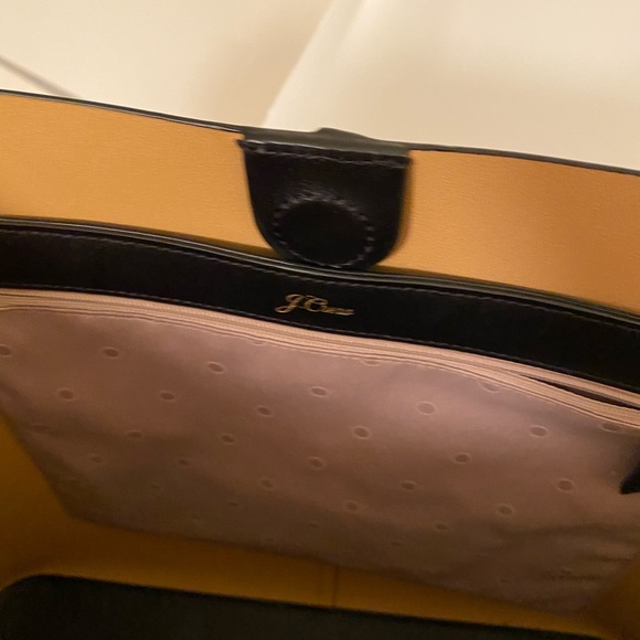 JCrew Devon Bonded Leather Tote - Picture 6 of 7